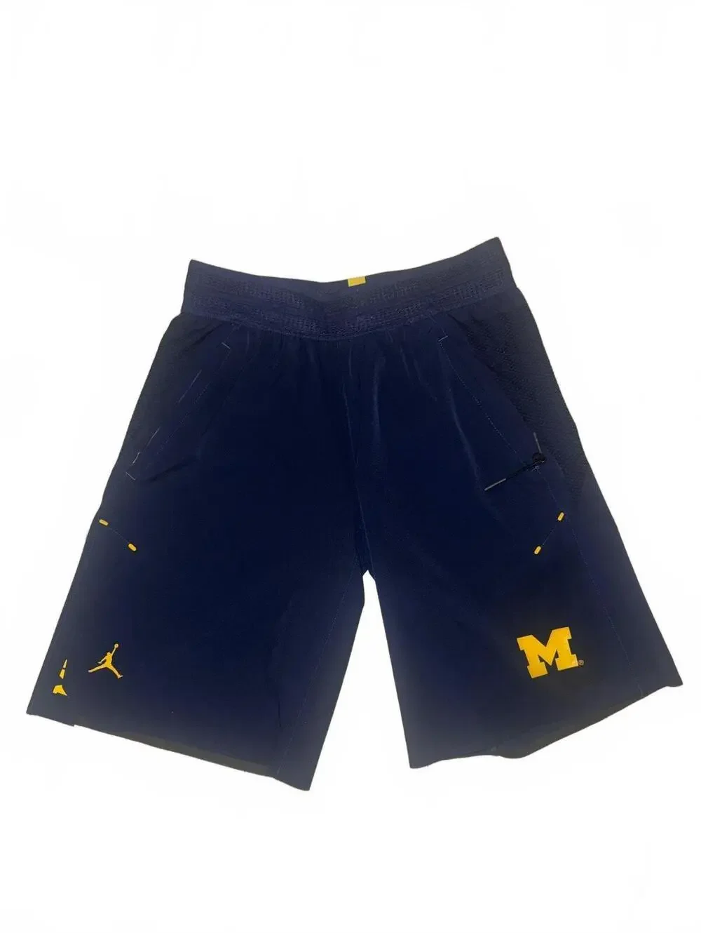 Team Issued Jordan Michigan Wolverines Football Training Shorts